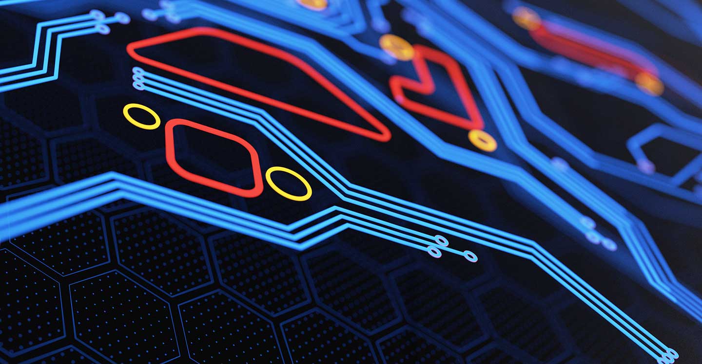 Neural network visualization of connected nodes