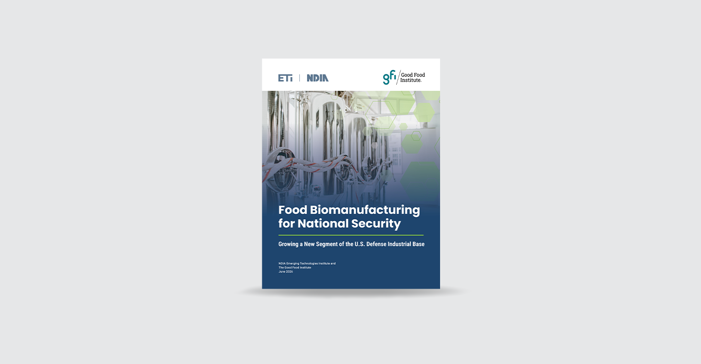 Food Biomanufacturing for National Security